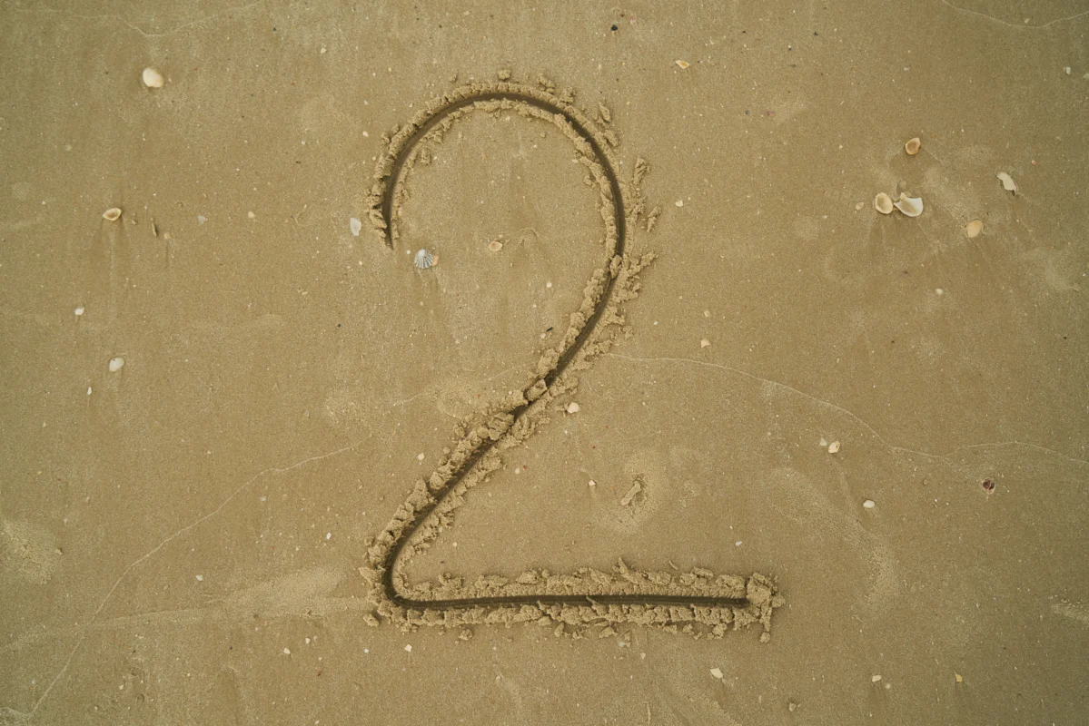 number written sand