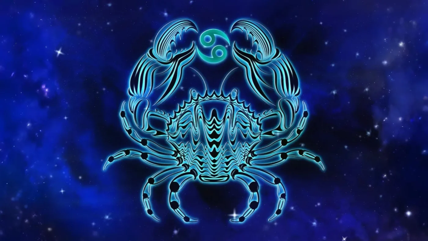 Cancer horoscope zodiac symbol.